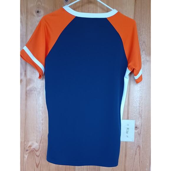 Detroit Tigers Jersey Women's XL Blue Orange and White Genuine Merchandise - Picture 4 of 6